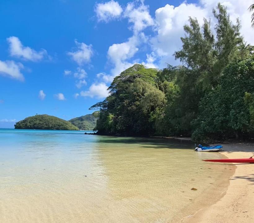 Huahine Manta Lodge Avec 4X4 Optionnel Haapu Esterno foto